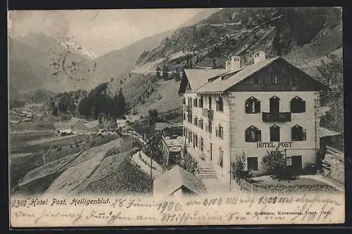 AK Heiligenblut /Kärnten, Hotel Post