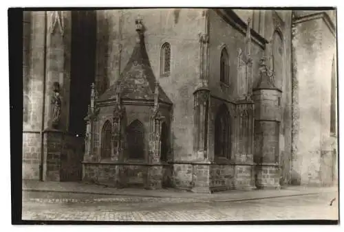 Fotografie W. Apel, Berlin, Ansicht Eichstätt, Partie am Dom