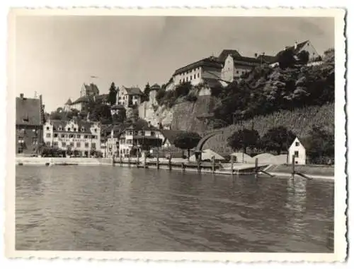 Fotografie unbekannter Fotograf, Ansicht Meersburg / Bodensee, Anleger am Hotel Seehof 1933