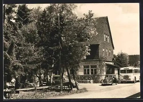 AK Johanngeorgenstadt, Gasthof FDGB Vertragshaus Waldesruh