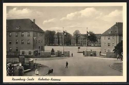 AK Naumburg / Saale, Eingang zur Hubertus-Kaserne