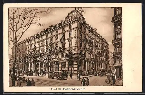 AK Zürich, Hotel St. Gotthard