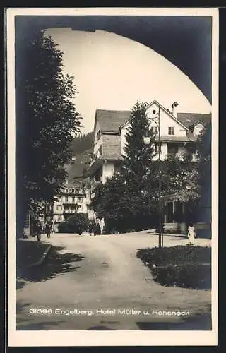 AK Engelberg, Hotel Müller und Hoheneck
