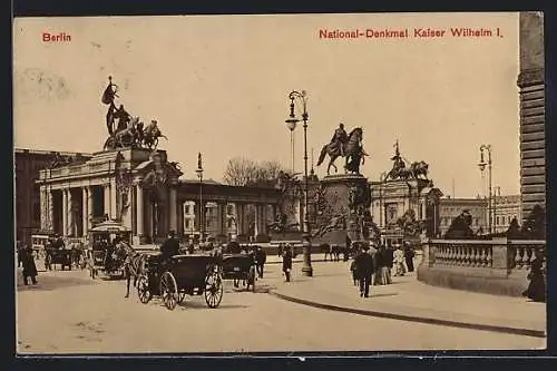 AK Berlin, National-Denkmal Kaiser Wilhelm I.