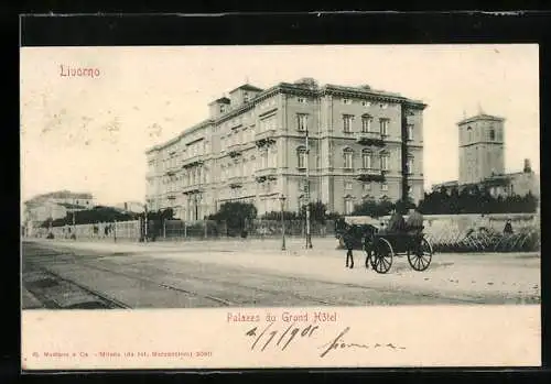 AK Livorno, Palazzo du Grand Hotel