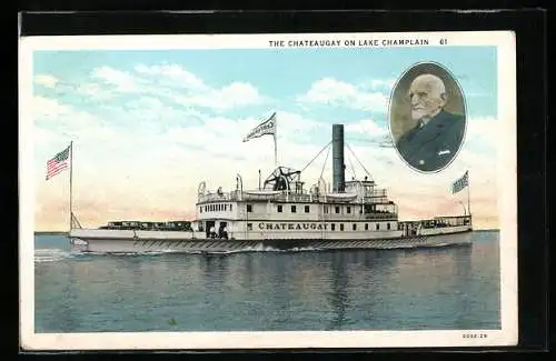 AK Chateaugay on Lake Champlain, Captain Ell Barnum Rockwell