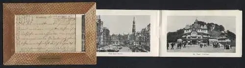 Leporello-AK Hamburg, Rathaus, Jungfernstieg, Fährhaus Uhlenhorst