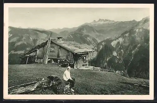 AK Braunwald, Partie am Strick mit Kärpfstock