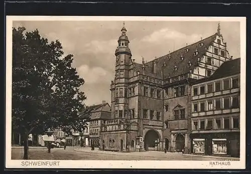 AK Schweinfurt, Partie am Rathaus