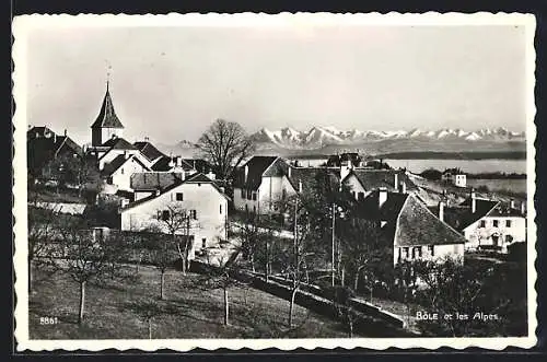 AK Bôle, et les Alpes