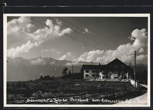 AK Igls bei Innsbruck, Hotel-Restaurant Grünwalderhof