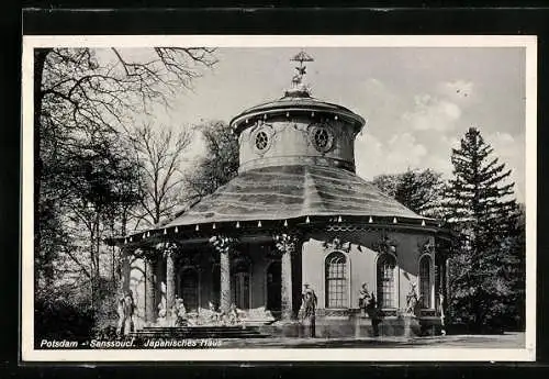 AK Potsdam-Sanssouci, Japanisches Haus