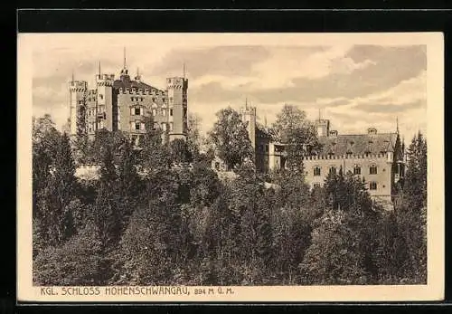 AK Hohenschwangau, Königliches Schloss