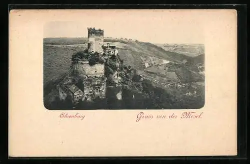 AK Ansicht der Ehrenburg an der Mosel