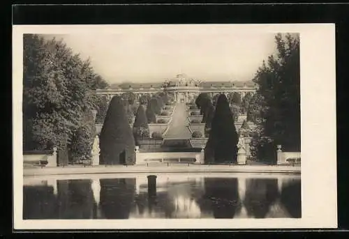 AK Potsdam, Blick auf die Schlossterrassen