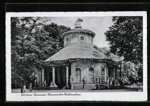 AK Potsdam, Schloss Sanssouci, Cinesisches Teehäuschen