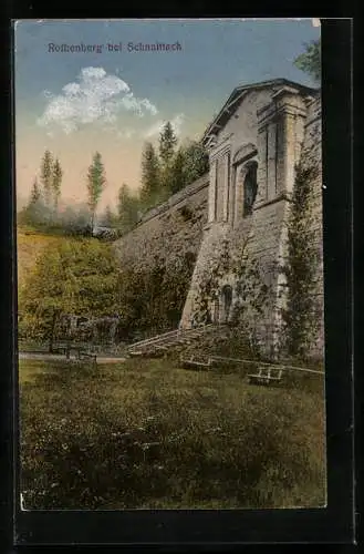 AK Rothenberg bei Schnaittach, Innenhof der Burg