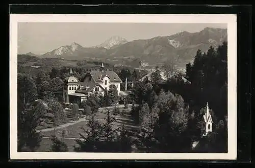 AK Villach, Ortsansicht aus der Vogelschau