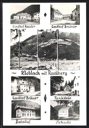 AK Kleblach, Gasthof Bräuer, Gasthof Rauter, Gasthof Breiner