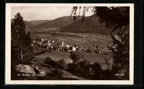 AK St. Michael im Lungau, Blick über Ort und Umgebung