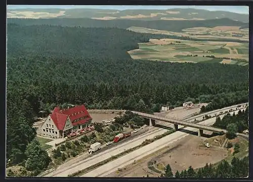 AK Rimberg, Rasthaus Rimberg an der Autobahn Kassel-Frankfurt