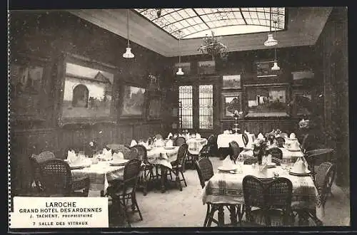 AK Laroche, Grand Hotel Des Ardennes, Salle des Vitraux