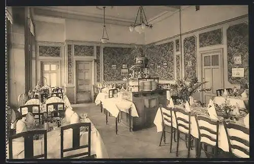 AK Ypres, Hotel Continental, Restaurant