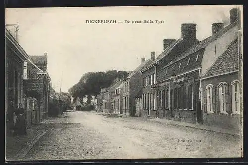 AK Dickebusch, De straat Belle Yper