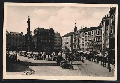 AK Olmütz, Ring mit Strassenbahn