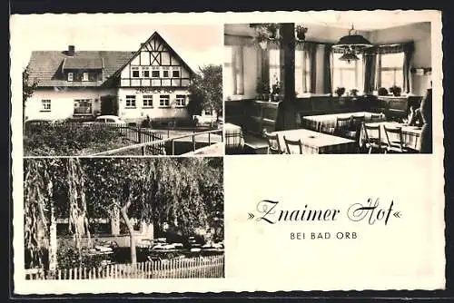 AK Bad Orb-Lettgenbrunn, Gasthaus Znaimer Hof
