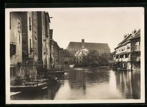 AK Erfurt, Barfüsserkirche von Norden gesehen