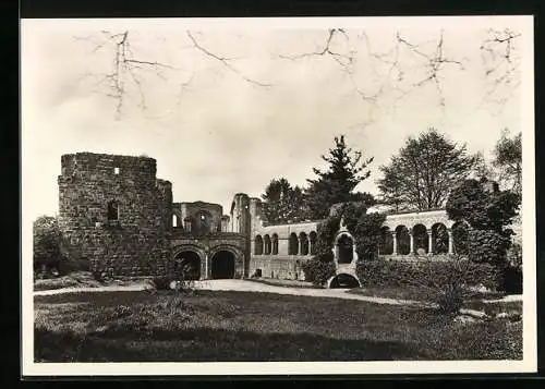 Foto-AK Deutscher Kunstverlag, Nr. Gh 5: Gelnhausen, Pfalz Kaiser Friedrichs I., Barbarossa, 1210