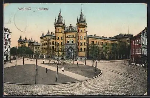 AK Aachen, Blick auf die Kaserne