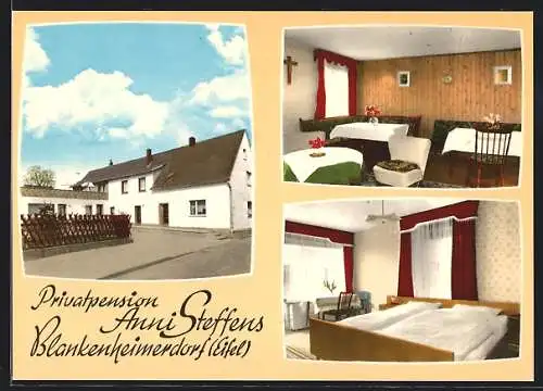 AK Blankenheimerdorf /Eifel, Hotel-Privatpension Anni Steffens