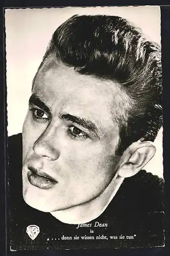 AK Schauspieler James Dean im CinemaScope-Film der Warner Bros. ... den sie wissen nicht, was sie tun