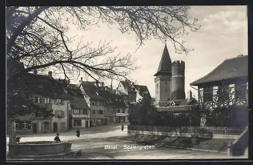 AK Basel, Partie am Spalengraben