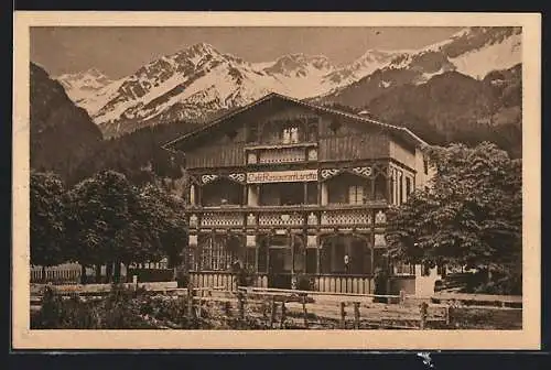 AK Oberstdorf, Cafe Restaurant Lorettohaus