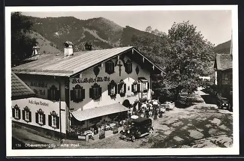 AK Oberammergau, Hotel-Gasthof Alte Post