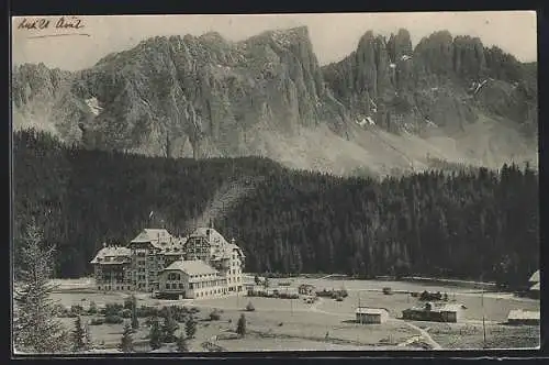 AK Karersee, Hotel gegen Latemar