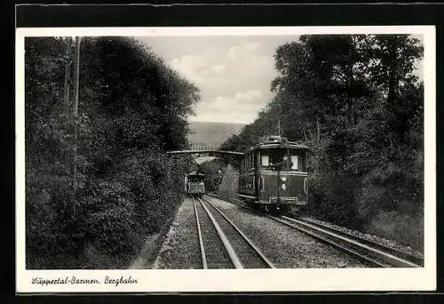 AK Wuppertal-Barmen, Brücke und Berbahn