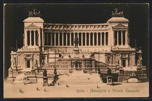 AK Roma, Monumento a Vittorio Emanuele