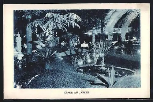 AK Rome, Hotel de Russie, Diner au Jardin