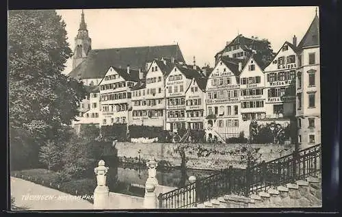 AK Tübingen, Partie an der Neckar