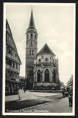 AK Schorndorf i. Remstal, Kirchenpartie