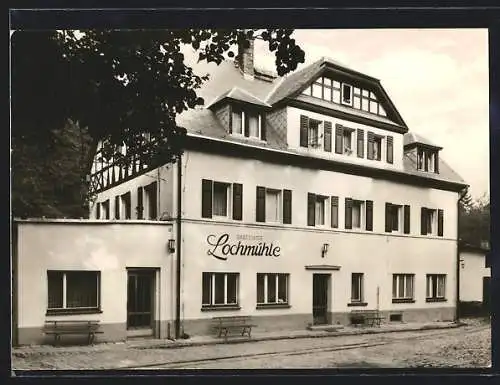 AK Erlebach, Blick auf die Gaststätte Lochmühle