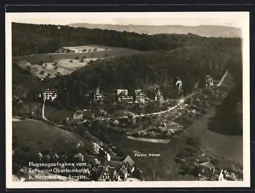 AK Oberhambach / Bergstrasse, Ortsansicht vom Flugzeug aus