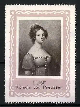 Reklamemarke Portrait Königin Luise von Preussen