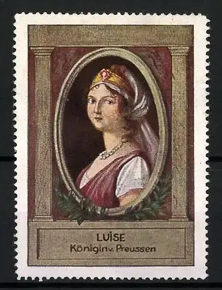 Reklamemarke Portrait Königin Luise von Preussen