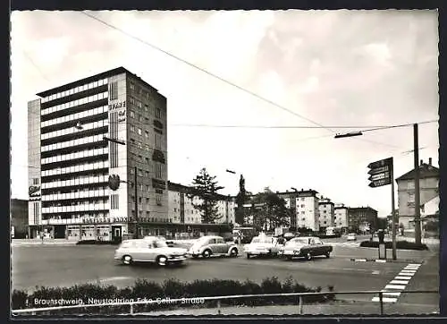 AK Braunschweig, Neustadtring Ecke Celler Strasse