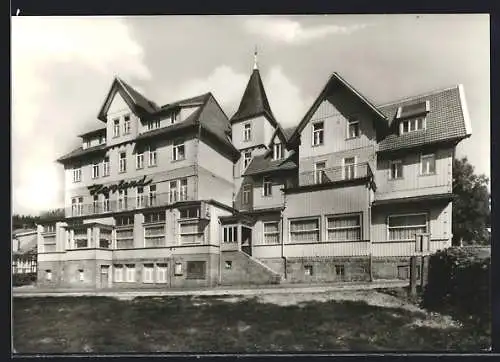 AK Schierke /Wernigerode, FDGB-Erholungsheim Harzland